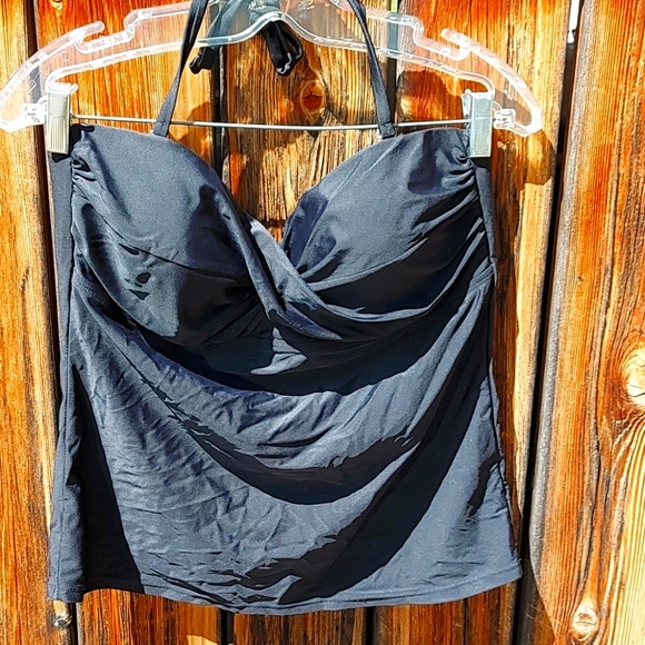 Black Tanktop/swim top - Picture 1 of 11